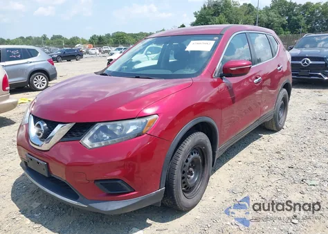 2014 Nissan Rogue S z USA, uszkodzony, nr VIN 5N1AT2MV8EC792395
